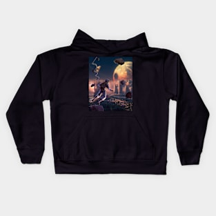 ASTRONAUT CITY Kids Hoodie